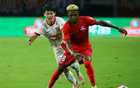 韋世豪進(jìn)球，成都蓉城大勝梅州客家4-0