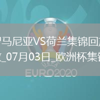 07月03日歐洲杯1/8決賽羅馬尼亞vs荷蘭進(jìn)球視頻